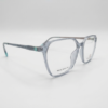 Geometric Pastels | Translucent Azure Square Frames