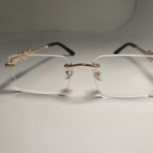 Style 2: Cartier-Inspired | Rimless Gold Executive 🔱💎